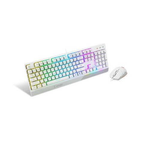 MSI | Vigor GK30 COMBO WHITE | Keyboard and Mouse Set | Wired | Mouse included | US | White | g - 4